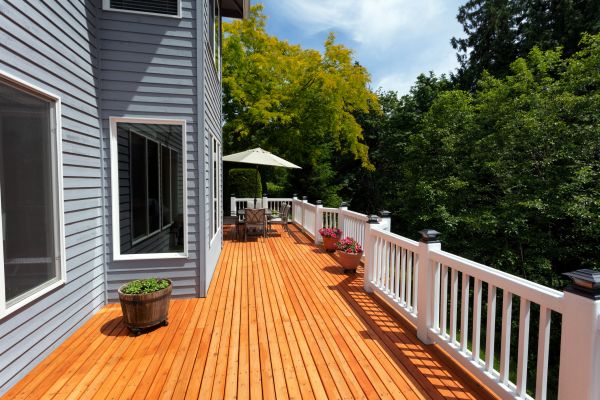 Cedar Deck Construction in Los Gatos